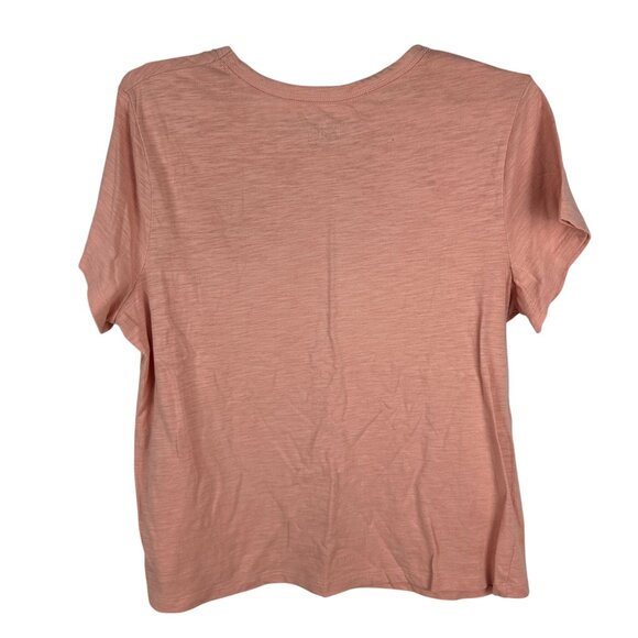 Time And Tru Womens Size XL Pink Cotton Blend T-Shirt - Picture 2 of 5